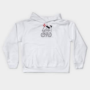 Bike lovers Kids Hoodie